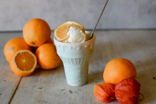 Eispaste Variegato Orange Cream 250 G 3 Eispaste Variegato Orange Cream 250 G