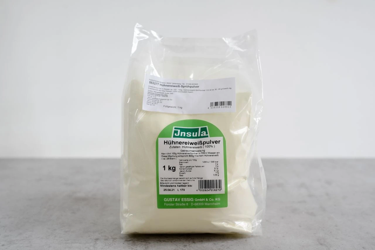Hühnereiweiß-Sprühpulver 1kg 4 Hühnereiweiß-Sprühpulver 1kg – Bild 2