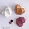 Schokoladenform Geometrisches Herz, L, 13,5x15x4,5 Cm 2 Schokoladenform Geometrisches Herz, L, 13,5x15x4,5 Cm -Lebensmittelgeschäft 151998cec319e0f63e7a82ac9dd2c565