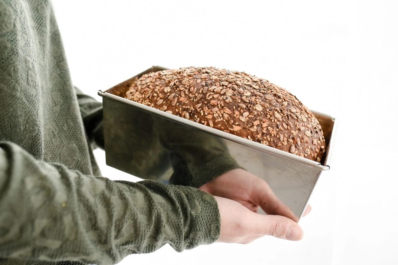 Vollkorn-Backform Aus Chromstahl, 25 Cm 3 Vollkorn-Backform Aus Chromstahl, 25 Cm