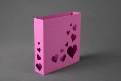 Motivschuber Siebter Himmel Pralinenschachtel Mittel, Lila