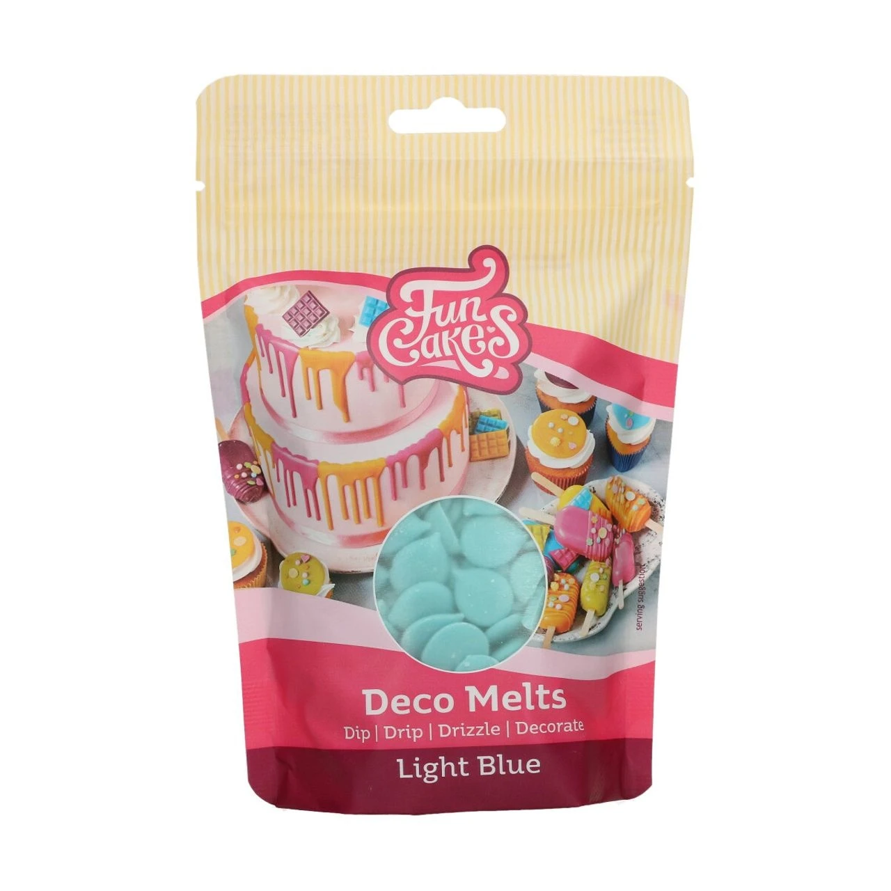 Fettglasur, Deco Melts, Hellblau, 250g 4 Fettglasur, Deco Melts, Hellblau, 250g – Bild 2