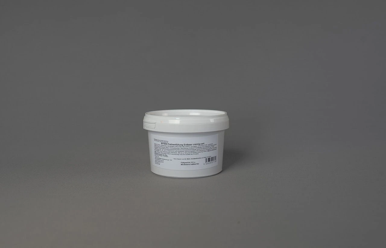 Pralinenfüllung Erdbeer Cremig-zart 600g-Dose 4 Pralinenfüllung Erdbeer Cremig-zart 600g-Dose – Bild 2