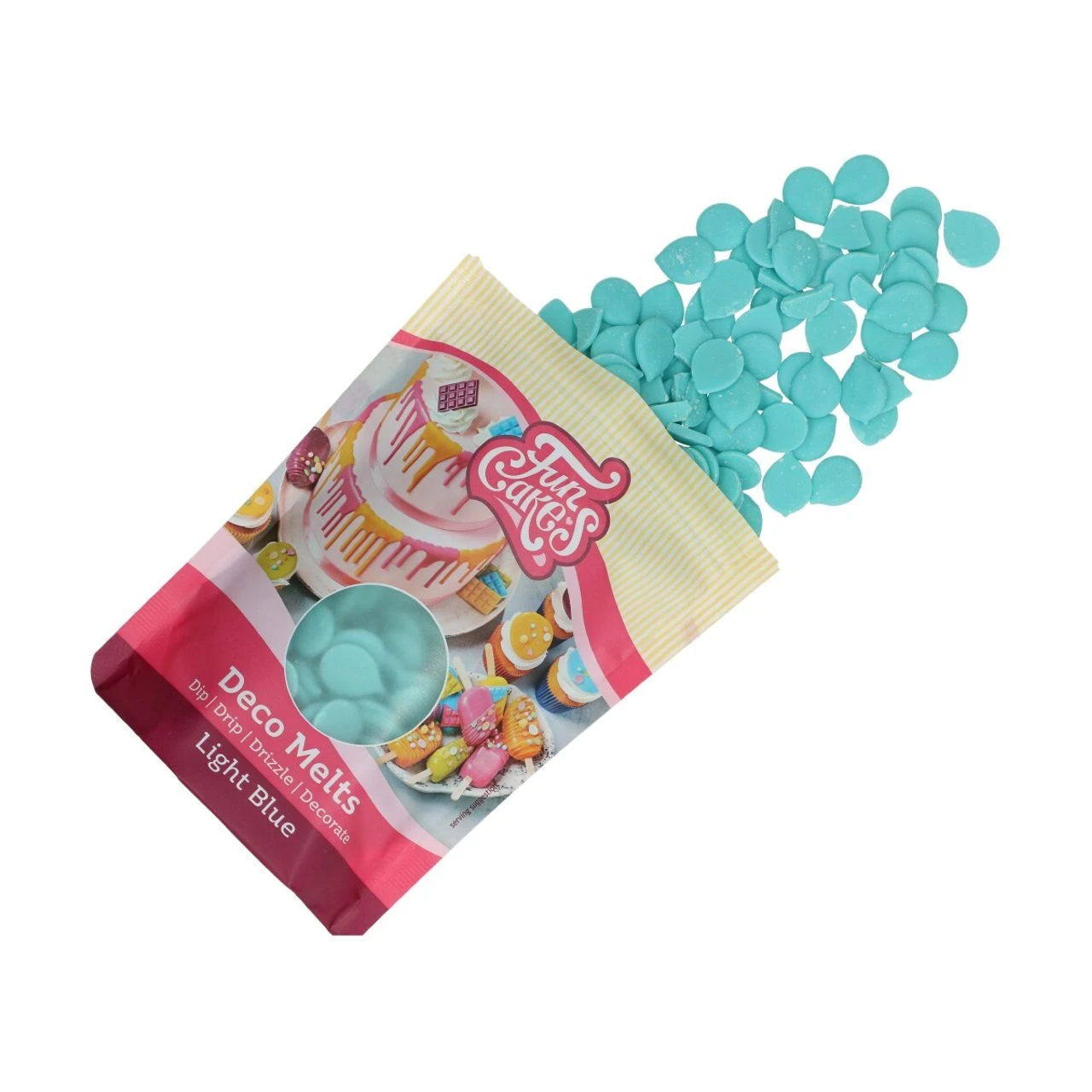 Fettglasur, Deco Melts, Hellblau, 250g 6 Fettglasur, Deco Melts, Hellblau, 250g – Bild 4