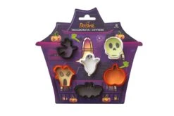 Ausstecher Halloween, Mini, Kunststoff, 6-tlg. Set