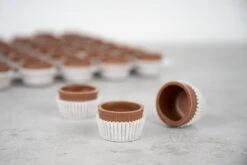 Dessert-Sahne-Töpfchen Vollmilch 28 Mm Hoch 35 Stück