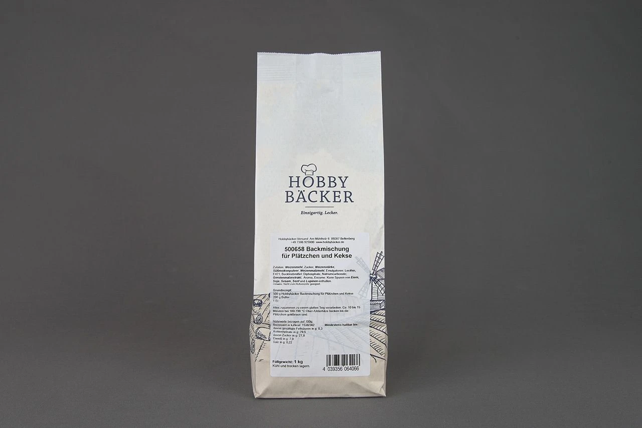 Backmischung Für Plätzchen Und Kekse, 1kg 4 Backmischung Für Plätzchen Und Kekse, 1kg – Bild 2