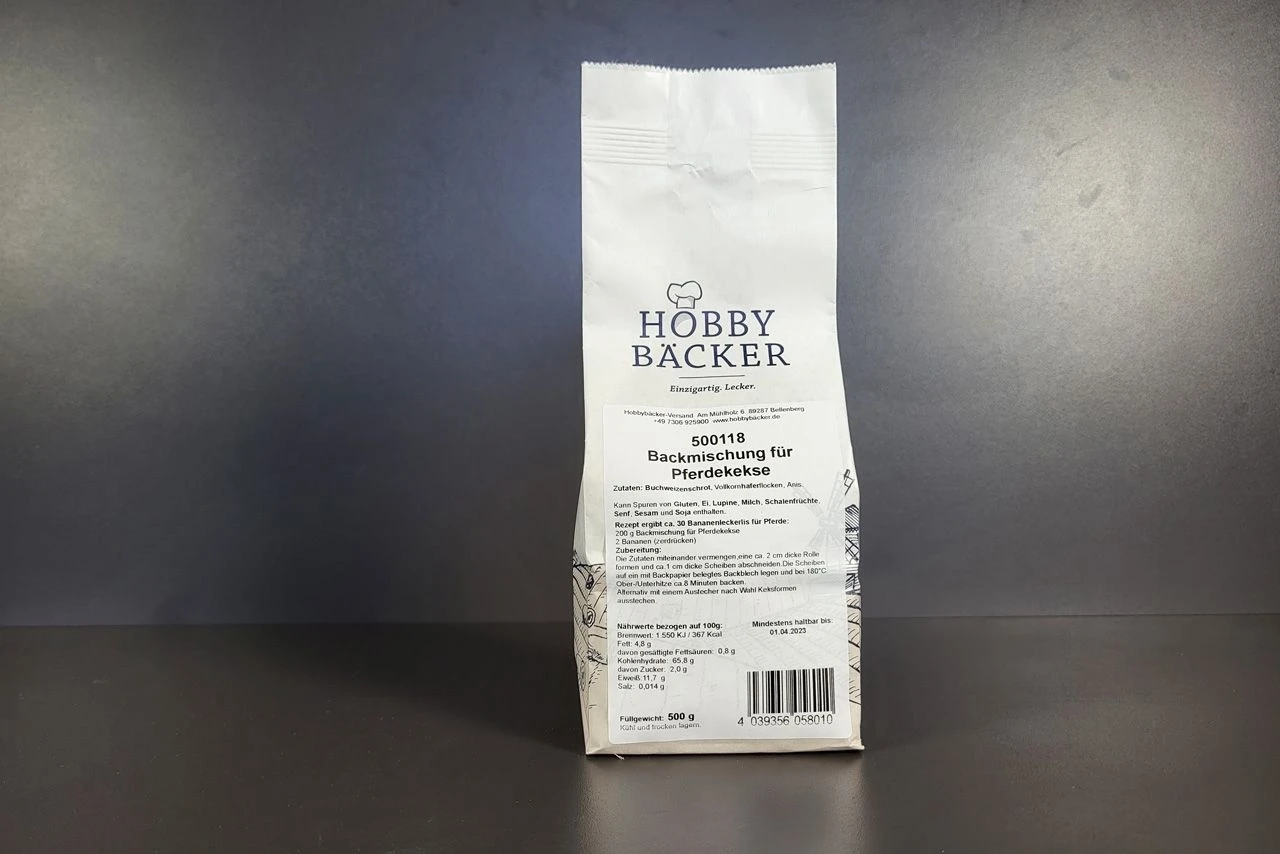 Backmischung Für Pferdekekse, 500g 3 Backmischung Für Pferdekekse, 500g