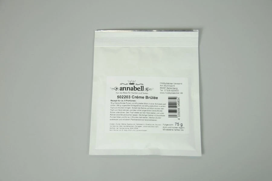 Crème Brûlée Dessertpulver 75 G 4 Crème Brûlée Dessertpulver 75 G – Bild 2