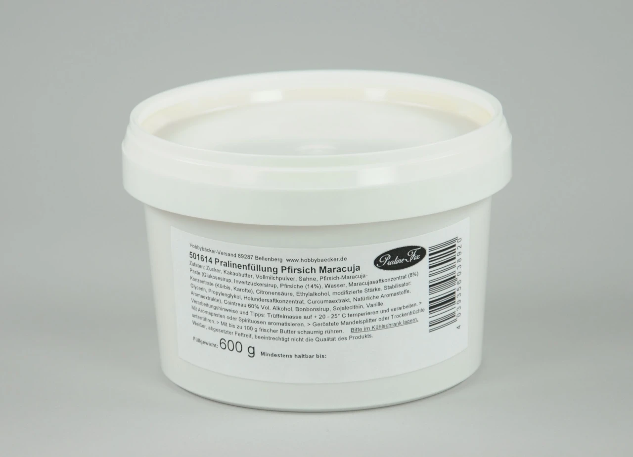 Pralinenfüllung Pfirsich Maracuja 600-g-Dose 4 Pralinenfüllung Pfirsich Maracuja 600-g-Dose – Bild 2