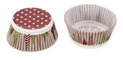 Muffinförmchen Christmas, Papier, 50 Stk., Ø 5 Cm