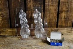 Schüttelform Osterhasen Stehend 12 Cm Für 2 Hasen