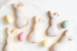 Backset: Quarkteig-Häschen