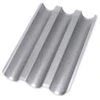 Baguette Backform 3 Mulden, Metall, 38 X 24 Cm, H 2,5 Cm -Lebensmittelgeschäft 91dd8287927a68399b720bdf1fb532d0