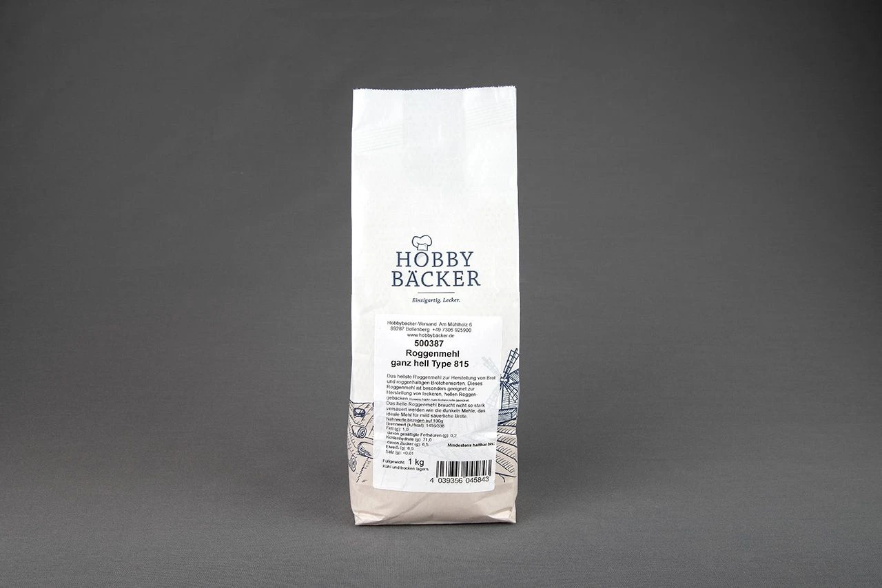 Roggenmehl Ganz Hell Type 815 1kg 4 Roggenmehl Ganz Hell Type 815 1kg – Bild 2