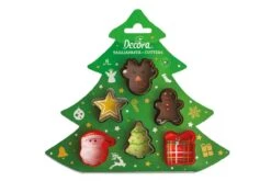 Ausstecher Weihnachten, Mini, Kunststoff, 6-tlg. Set