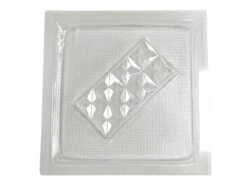 Schokoladenform Tafel Geo, L