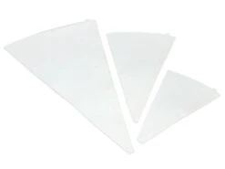 Mehrweg-Spritzbeutel, Weiß, Baumwolle, 25 Cm