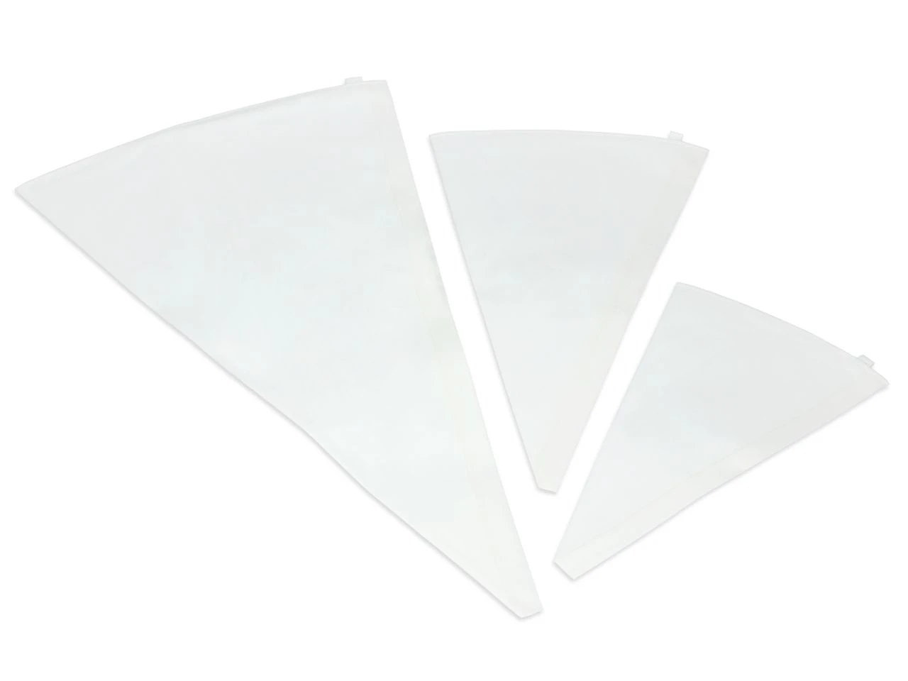 Mehrweg-Spritzbeutel, Weiß, Baumwolle, 34 Cm 3 Mehrweg-Spritzbeutel, Weiß, Baumwolle, 34 Cm