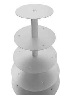 Hochzeitstortenständer - Alu - 5 Etagen -Lebensmittelgeschäft b01361