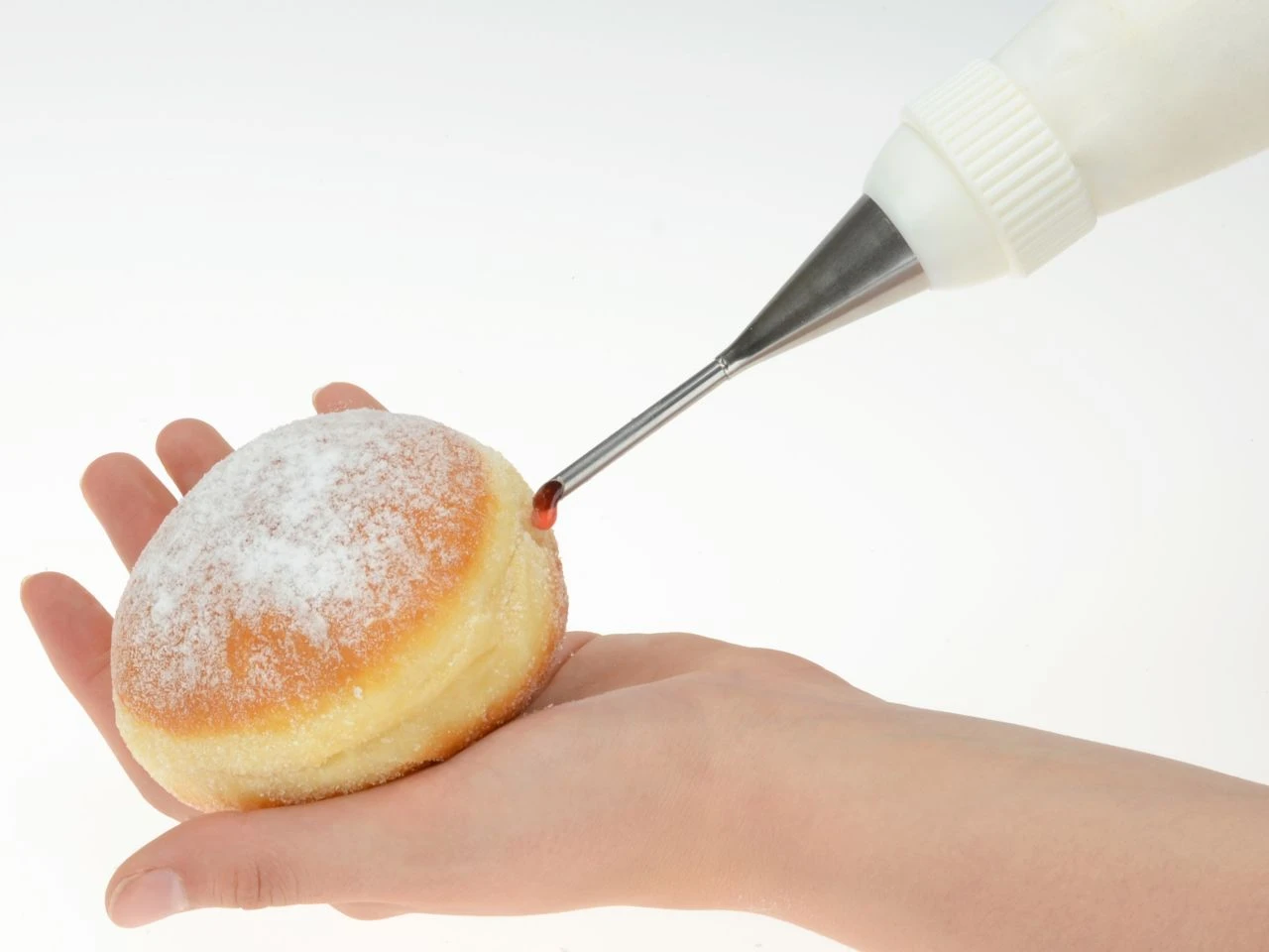 Berliner-Fülltülle Aus Edelstahl Für Konfitüre Ø 4 Mm 5 Berliner-Fülltülle Aus Edelstahl Für Konfitüre Ø 4 Mm – Bild 3