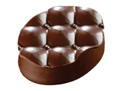 Strukturfolie: Matelassé, PVC, Transparent, 40 X 25 Cm