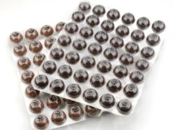 Pralinen-Hohlkörper: Maxi-Kugel, Zartbitter, 1 Folie/54 Stück á 31 Mm (5,2 G/9 Ml) 7 Pralinen-Hohlkörper: Maxi-Kugel, Zartbitter, 1 Folie/54 Stück á 31 Mm (5,2 G/9 Ml) -Lebensmittelgeschäft b02282