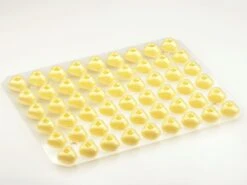 Herz-Hohlkörper Weiße Schokolade 54 Stück -Lebensmittelgeschäft b02341