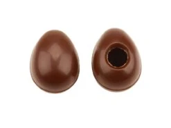 8 Folien Hohlkörper Mini-Eier Zartbitter