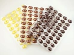 Pralinen-Hohlkörper: Medium-Eier, Zartbitter, 1 Folie/45 Stück á 39 X 26 X 25 Mm (4,4 G) -Lebensmittelgeschäft b02462 1
