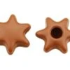 Pralinen-Hohlkörper: Stern, Vollmilch, 1 Folie/42 Stück á 35 X 35 X 14 Mm (4,3 G) -Lebensmittelgeschäft b02620