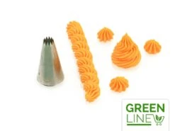 Garniertülle Französische Sterntülle 8 Mm, Edelstahl, GREENLINE