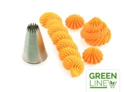 Garniertülle Französische Sterntülle 12 Mm, Edelstahl, GREENLINE