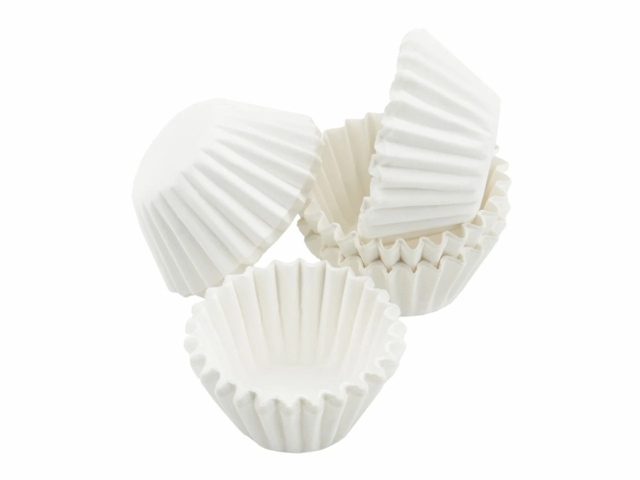 Pralinenkapseln 25mm Weiß 100 Stück 3 Pralinenkapseln 25mm Weiß 100 Stück