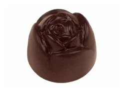 Schokoladenform: Rose, Kunststoff, Transparent, 21 Mulden á 2,8 X 2 Cm