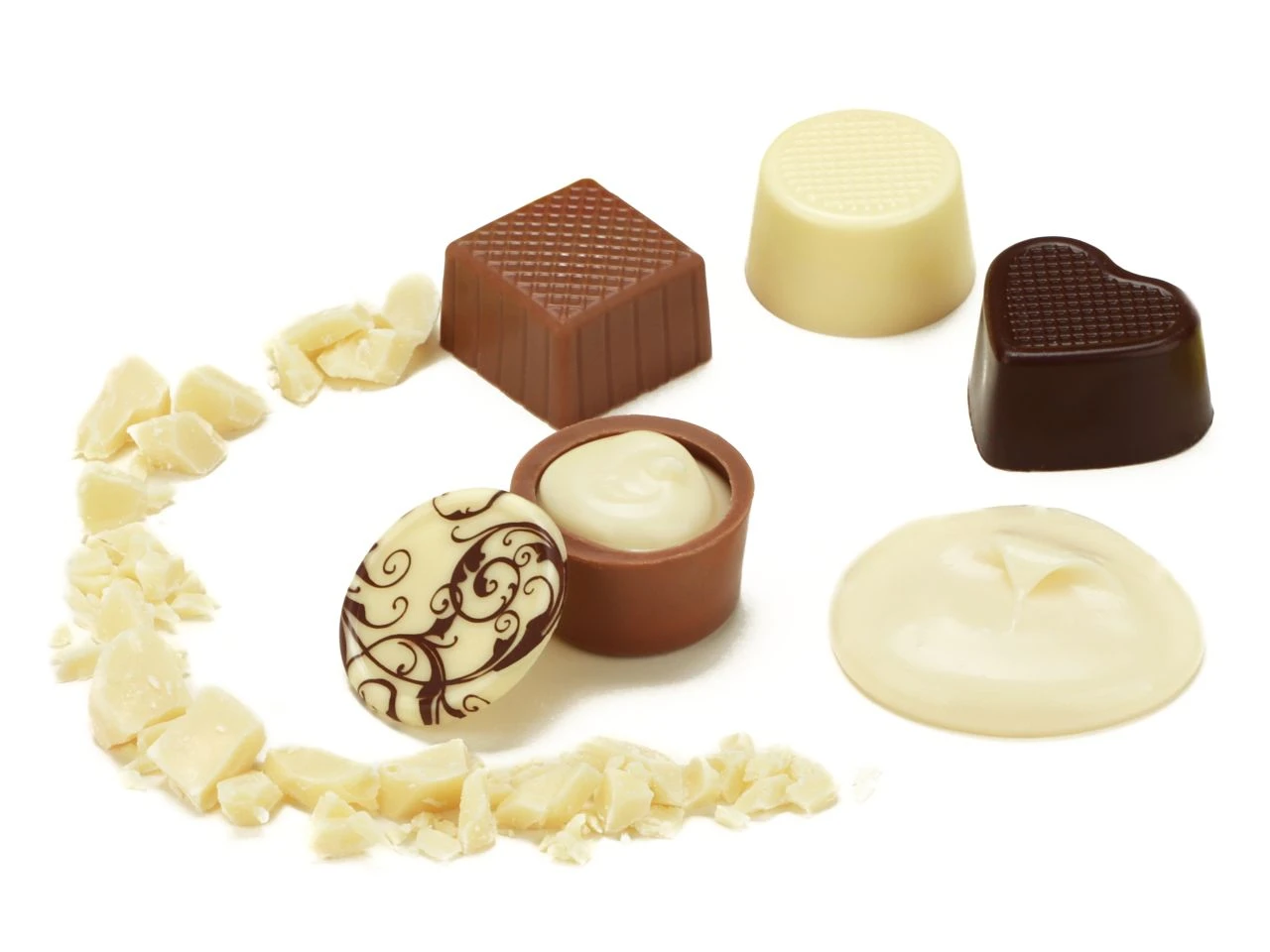 PRÈMO Pralinenfüllung: Weiße Schokolade, 100 G 3 PRÈMO Pralinenfüllung: Weiße Schokolade, 100 G