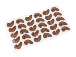 Schoko-Dekor: Schmetterling, Zartbitterschokolade, 1 Folie/30 Halbe Falter á 40 Mm X 25 Mm -Lebensmittelgeschäft b11421