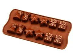 Silikomart Silikon-Pralinenform Weihnachten -Lebensmittelgeschäft b11530