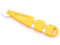 Modellierrädchen Mit 3 Aufsätzen, Gelb-Weiß