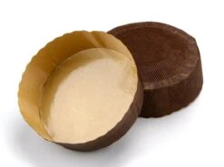 Einweg-Backform, Rund, 2er-Set, Braun, Backkarton, 15 X 5 Cm