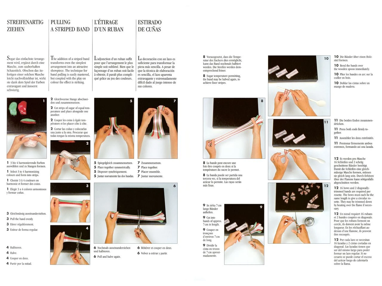 Louise & Othmar Fassbind: Das Große Lehrbuch Der Zuckerartistik, 4 Sprachen 6 Louise & Othmar Fassbind: Das Große Lehrbuch Der Zuckerartistik, 4 Sprachen – Bild 4