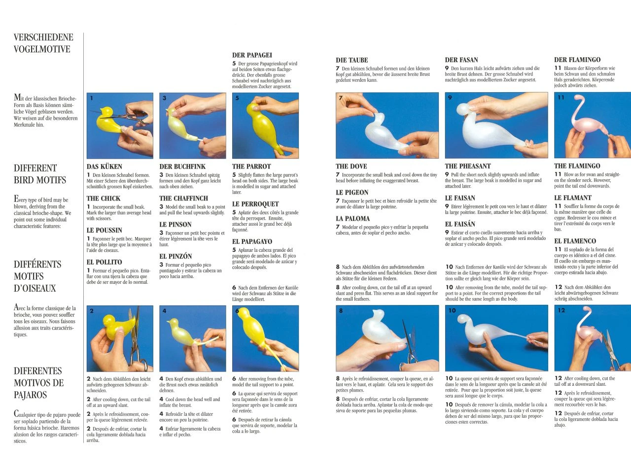 Louise & Othmar Fassbind: Das Große Lehrbuch Der Zuckerartistik, 4 Sprachen 8 Louise & Othmar Fassbind: Das Große Lehrbuch Der Zuckerartistik, 4 Sprachen – Bild 6