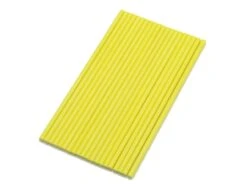 Cake Pop Sticks, Papier, Gelb, 20 Stück á 15 Cm X 4 Mm