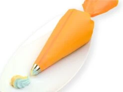 Mehrweg-Spritzbeutel Superflex Doppelkammer, Orange, Silikon, 40 Cm -Lebensmittelgeschäft b18280