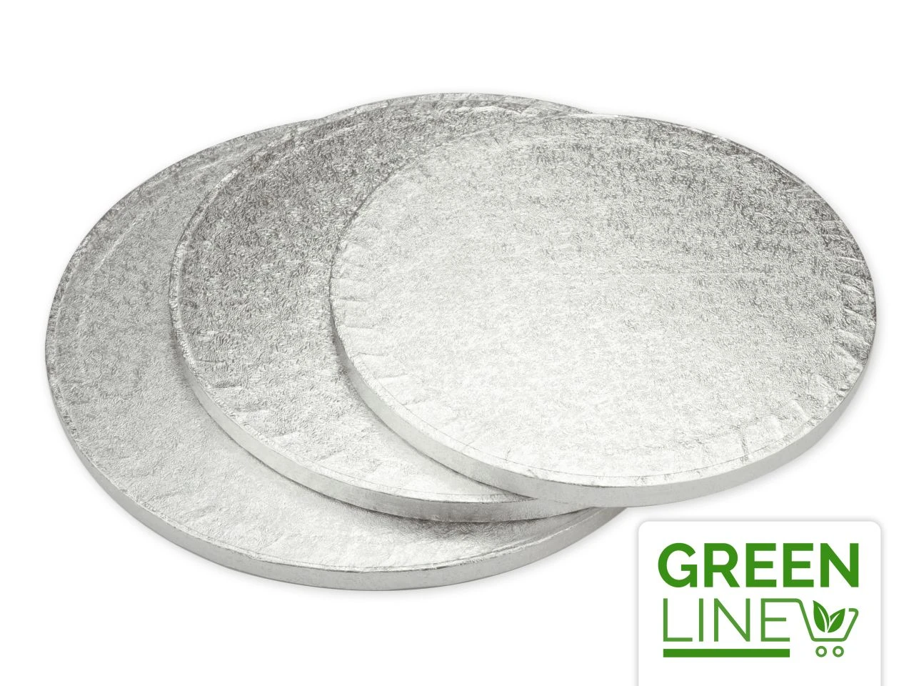 Cakeboard: Rund In Silber, 5 Stück á 43 X 1,2 Cm 3 Cakeboard: Rund In Silber, 5 Stück á 43 X 1,2 Cm