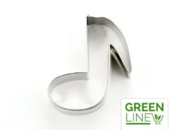 Ausstecher: Note, Edelstahl, 4 X 6,5 Cm