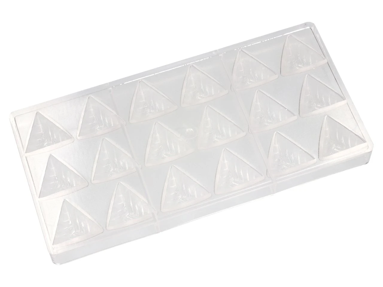 Schokoladenform: Elegance, Kunststoff, Transparent, 18 Mulden á 34 X 20 Mm 4 Schokoladenform: Elegance, Kunststoff, Transparent, 18 Mulden á 34 X 20 Mm – Bild 2