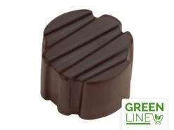 Schokoladenform: Modern, Kunststoff, Transparent, 21 Mulden á 26 X 20 Mm