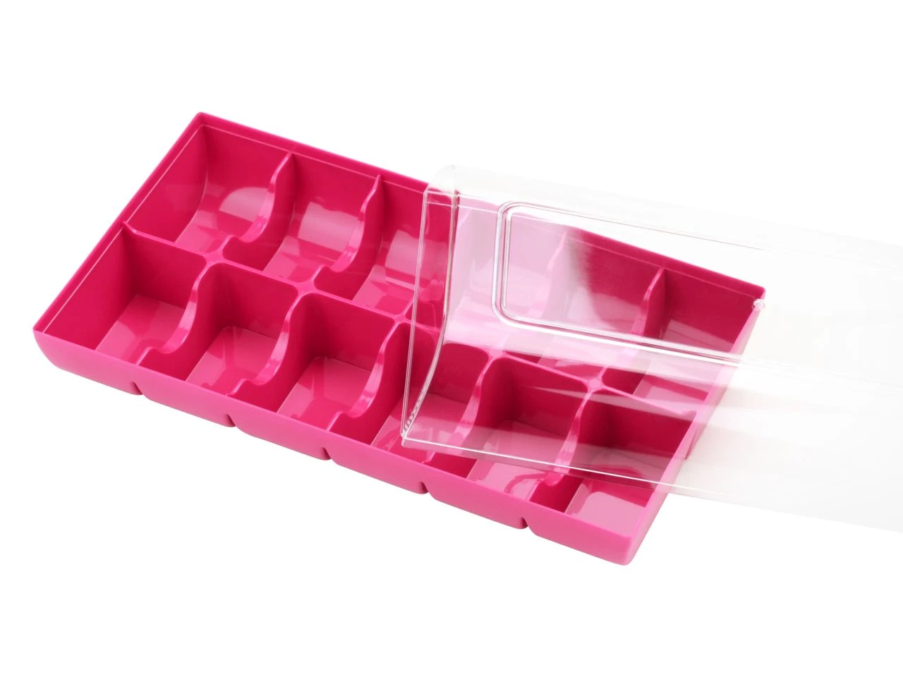 Silikomart Macarons-Verpackung: Fuchsia, Kunststoff, Violett & Transparent, Für 12 Macarons, 18,4 X 9,4 X 5,3 Cm 5 Silikomart Macarons-Verpackung: Fuchsia, Kunststoff, Violett & Transparent, Für 12 Macarons, 18,4 X 9,4 X 5,3 Cm – Bild 3