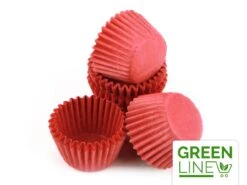 Pralinenkapseln 25mm Rot 100 Stück